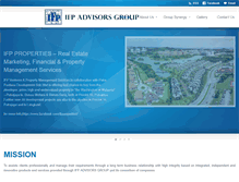 Tablet Screenshot of ifp-advisors.com